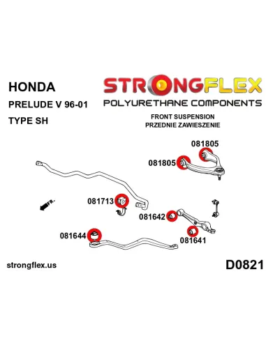 086206B: Full suspension bush kit