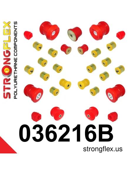 036216B: Full suspension polyurethane bush kit