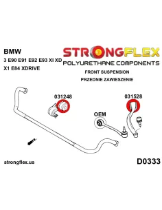 036216B: Full suspension polyurethane bush kit 2