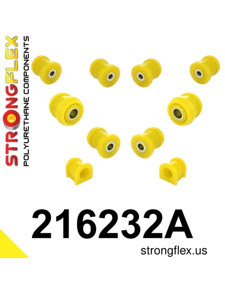 216232A: Front suspension bush kit SPORT