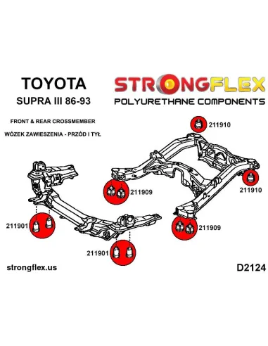 211909A: Rear subframe - front bush SPORT