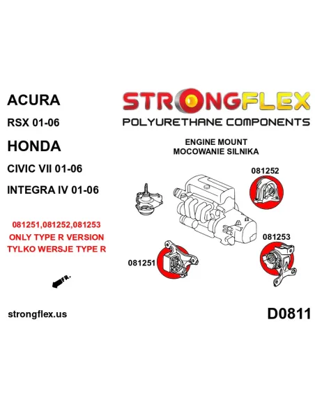 081251B: Engine front mount inserts