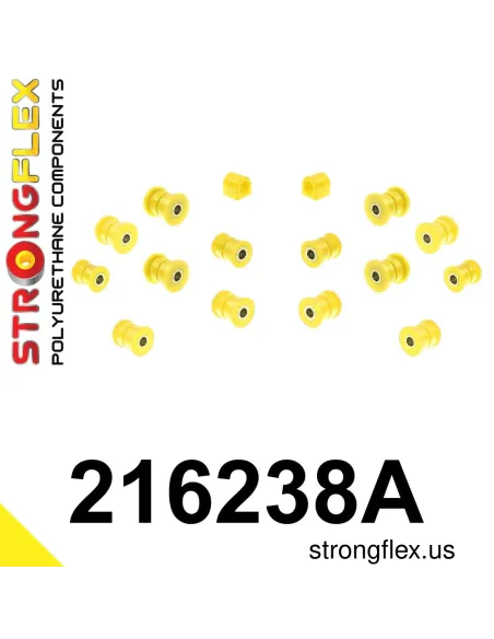 216238A: Rear suspension bush kit SPORT