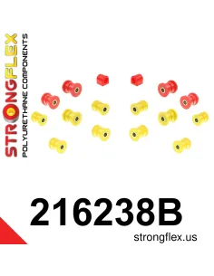 216238B: Rear suspension bush kit