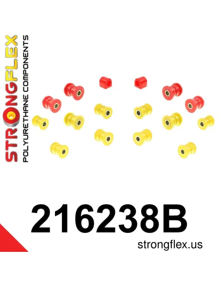 216238B: Rear suspension bush kit