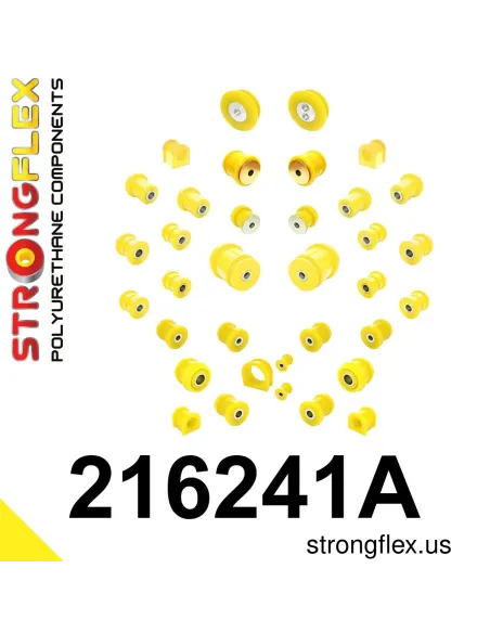 216241A: Full suspension bush kit SPORT