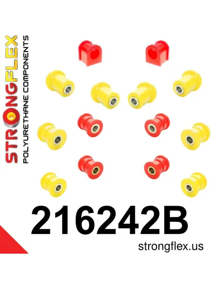 216242B: Rear suspension bush kit