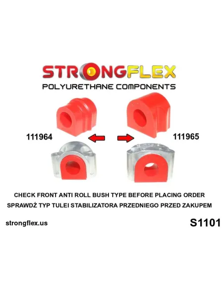 111965B: Front anti roll bar bush
