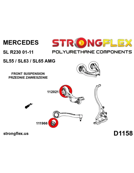 111966A: Front suspension - front bush SPORT