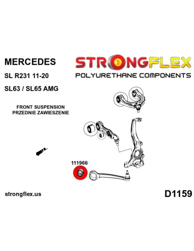 111966A: Front suspension - front bush SPORT