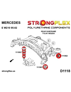 111961B: Rear subframe - front bush 2