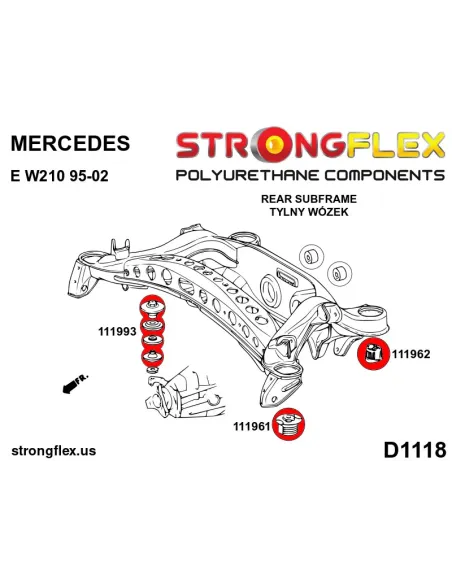 111962A: Rear subframe – rear bush SPORT