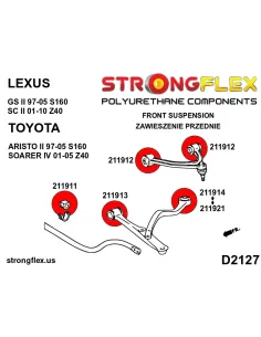 221088A: Front anti roll bar bush SPORT 2