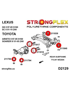 211918A: Rear differential – rear bush SPORT 2