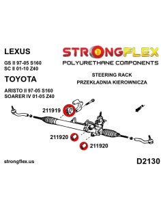 211920B: Steering rack mount bush 2