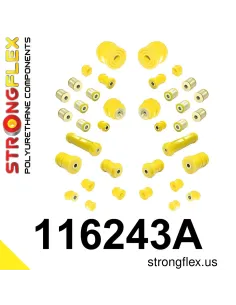 116243A: Full suspension bush kit SPORT