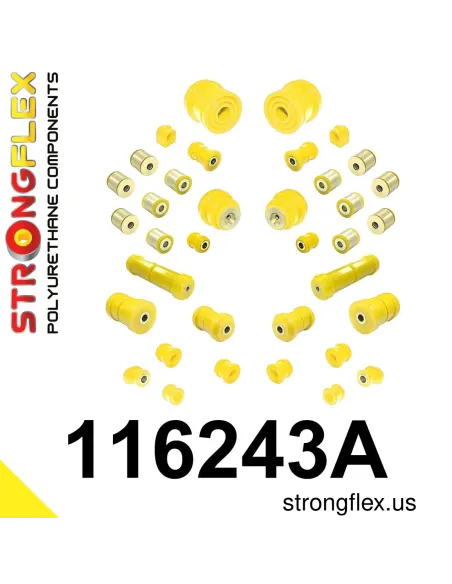 116243A: Full suspension bush kit SPORT