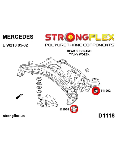 116244A: Full suspension bush kit SPORT