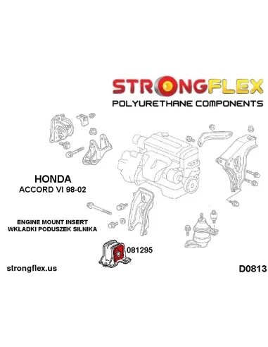 081295A: Engine front mount inserts SPORT