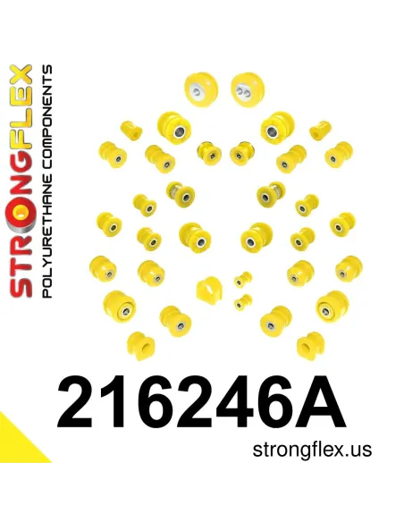 216246A: Full suspension bush kit SPORT