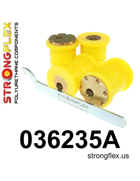 036235A: Rear trailing arm bush kit eccentric SPORT