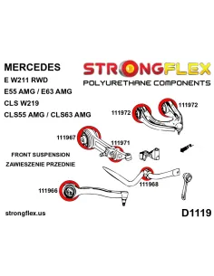 116246B: Front suspension bush kit 2