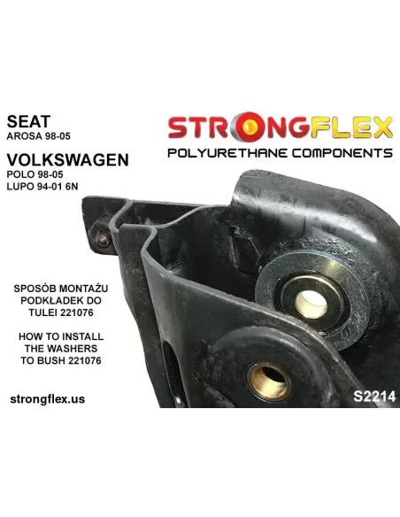 221076B: Front wishbone rear bush