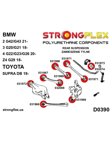 031969A: Rear upper arm – rear bush SPORT
