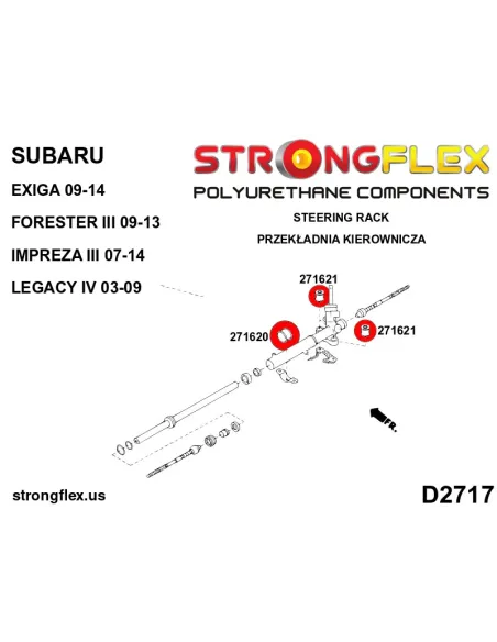 276160B: Full suspension bush kit