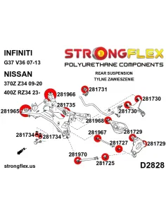 281269B: Rear anti roll bar link bush