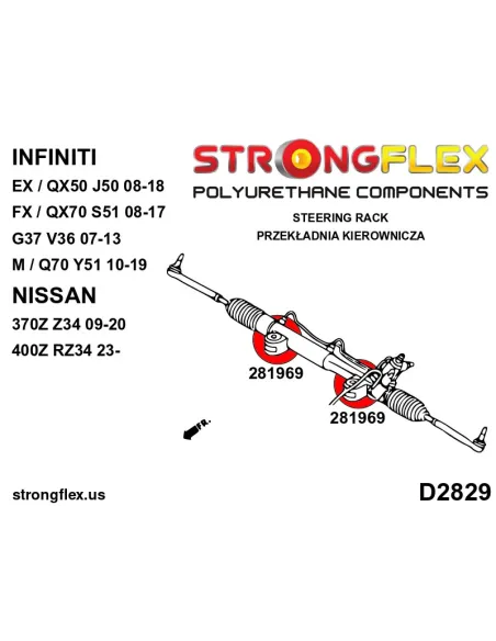 286200A: Full suspension bush kit SPORT