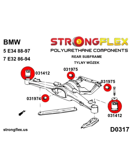 031974B: Rear differential - front bush