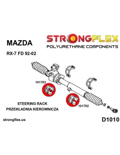 101703A: Steering rack bush SPORT 2