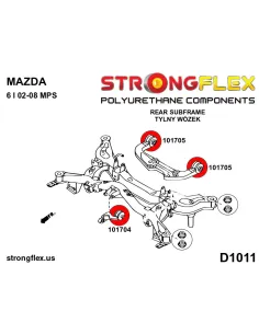 101704A: Rear differential - front bush SPORT 2