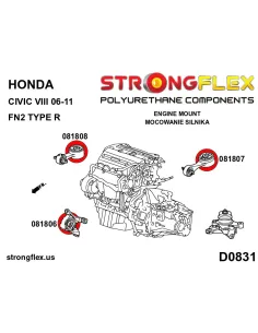 081806A: Engine mount insert – front SPORT 2
