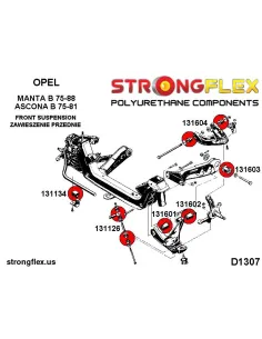 131126B: Front eye bolt mounting bush 2