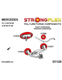 111977B: Front lower arm – rear bush 2