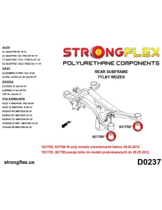 021786A: Rear subframe - rear bush 70mm SPORT 2
