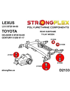 211938A: Rear differential – rear bush SPORT 2