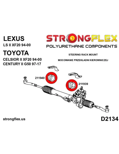 211940B: Steering rack clamp bush