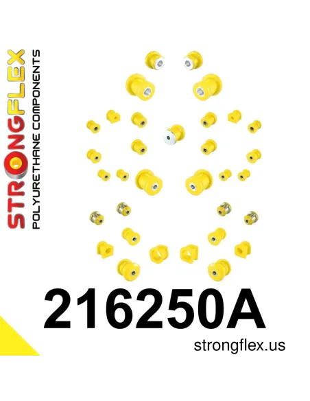 216250A: Full suspension bush kit SPORT