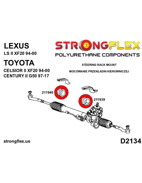 216250A: Full suspension bush kit SPORT