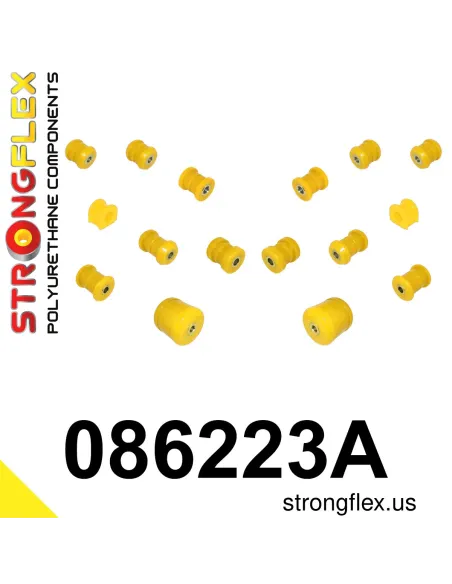 086223A: Rear suspension polyurethane bush kit SPORT