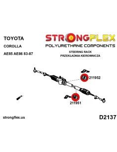 211951B: Steering rack bush 2