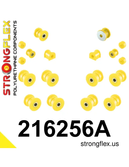 216256A: Rear suspension bush kit SPORT