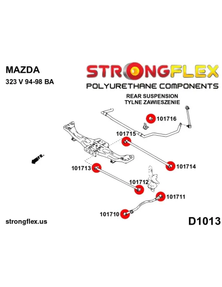 101716A: rear stabilizer bush SPORT