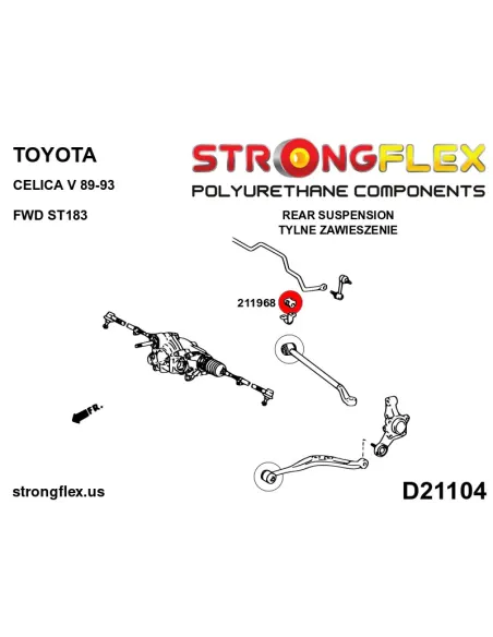 211968B: Rear stabilizer bush