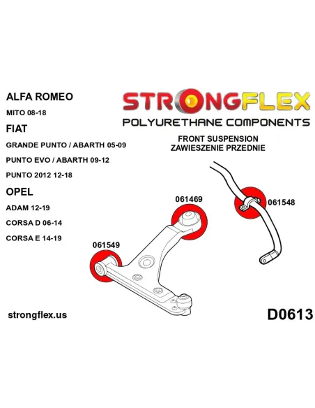 061548A: Front anti roll bar SPORT