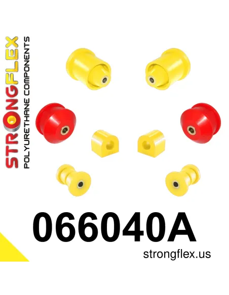 066040A: Front suspension and ream beam bush kit SPORT