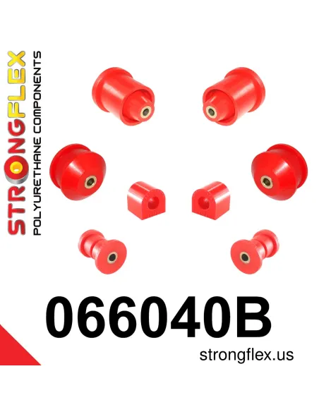 066040B: Front suspension and ream beam bush kit